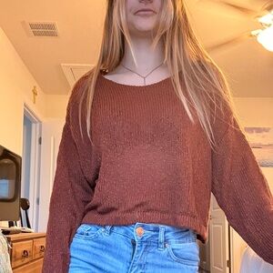 Women's Rust Sweater
